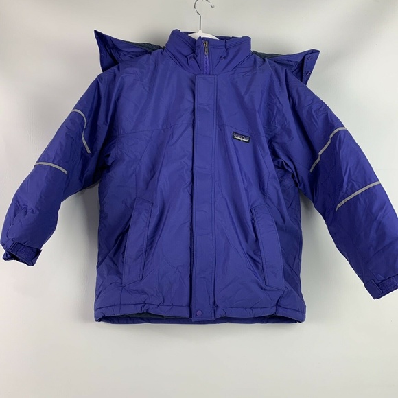 PATAGONIA KIDS GUIDE PARKA HOODIE JACKET BLUE 3M